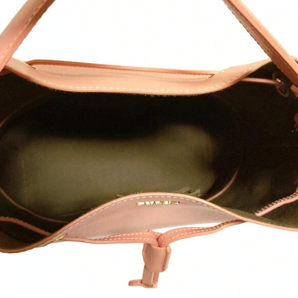 Auth FURLA Stacy - Pink Leather Handbag - Picture 5 of 10